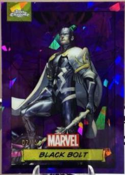 2024 Topps Chrome Black Bolt [Purple Sapphire] #18 card