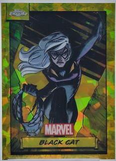 2024 Topps Chrome Black Cat [Yellow Sapphire] #54 card