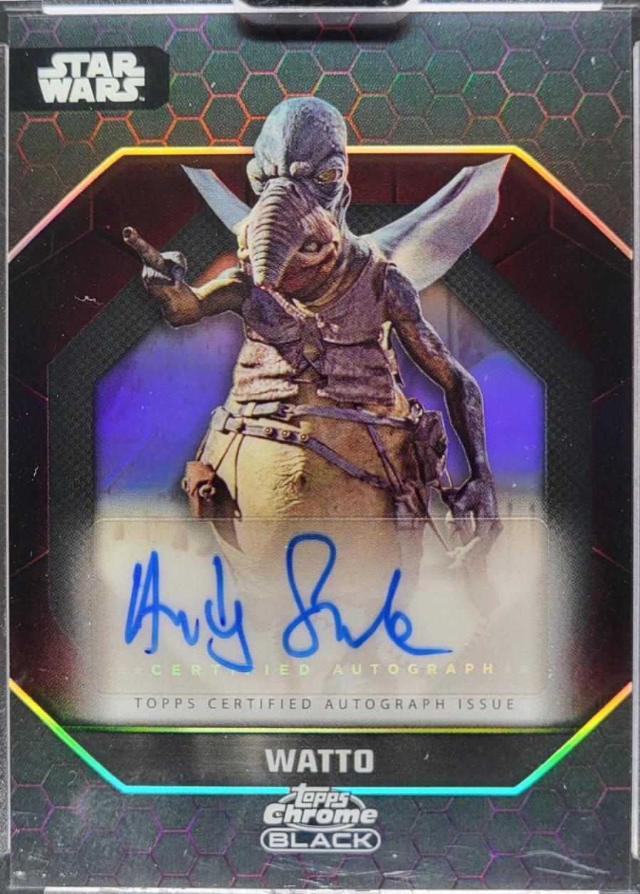 2024 Topps Chrome Black Dark Side Autograph Andy Secombe #ADS-SE card