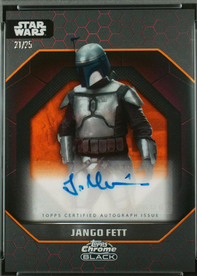 2024 Topps Chrome Black Dark Side Autograph Temuera Morrison #ADS-TM card