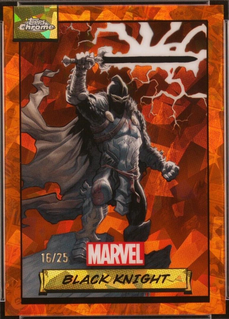 2024 Topps Chrome Black Knight [Orange Sapphire] #105 card