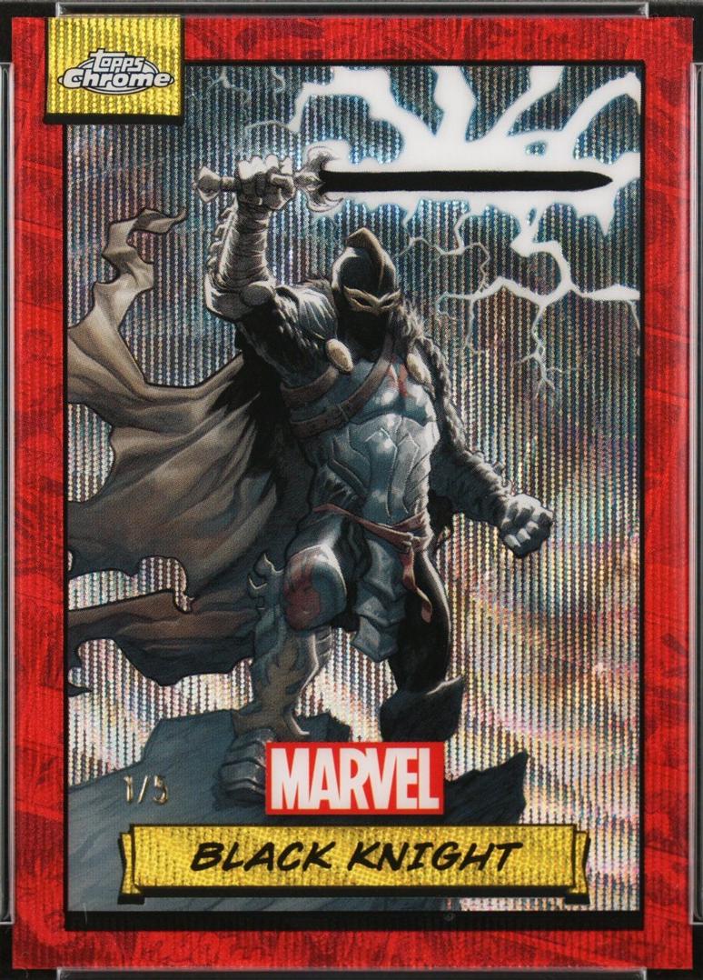 2024 Topps Chrome Black Knight [Red Wave] #105 card