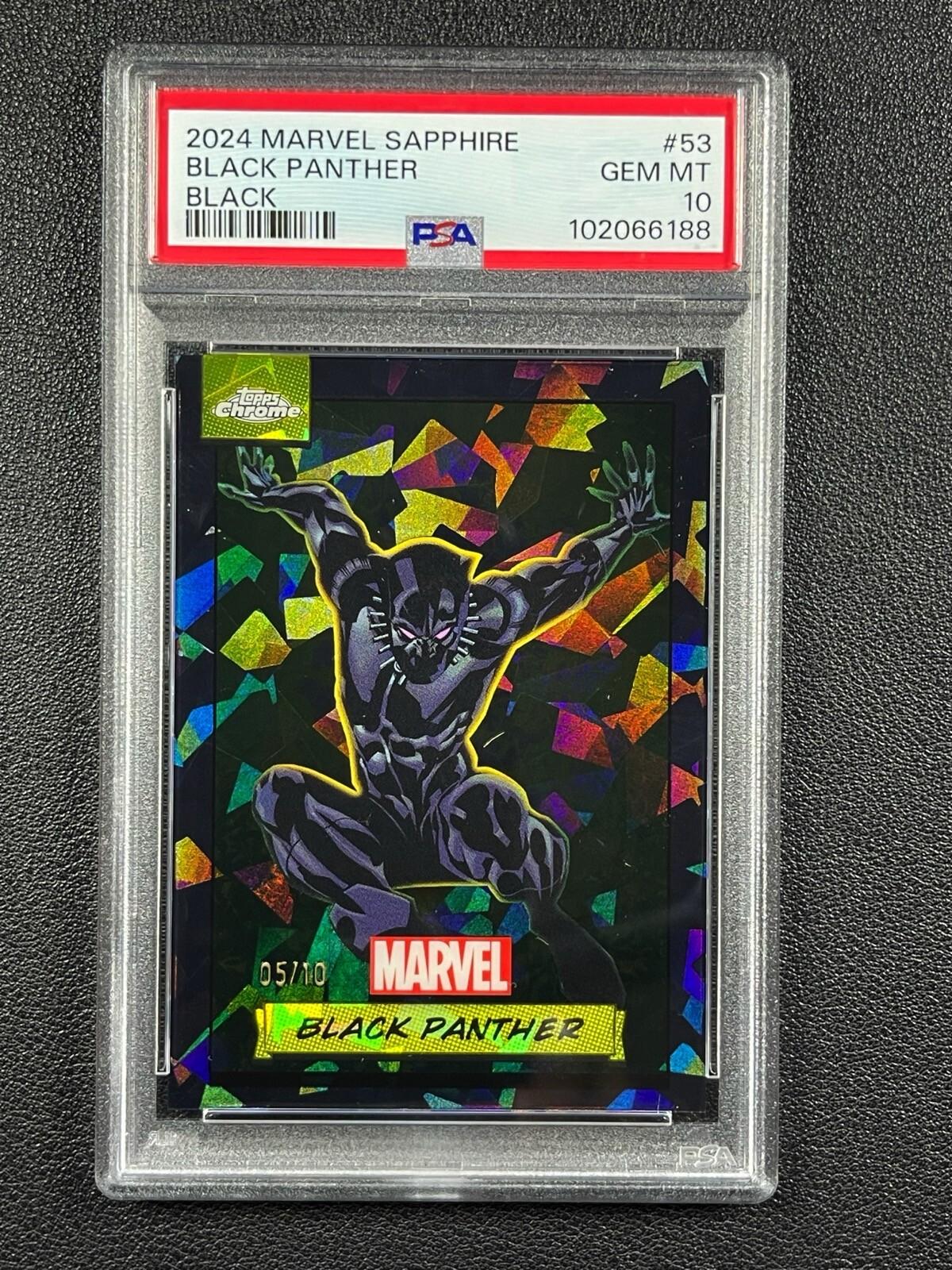 2024 Topps Chrome Black Panther [Black Sapphire] #53 card