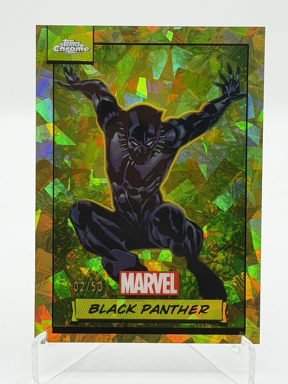 2024 Topps Chrome Black Panther [Gold Sapphire] #53 card