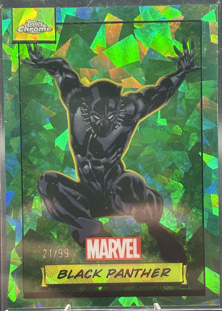 2024 Topps Chrome Black Panther [Green Sapphire] #53 card