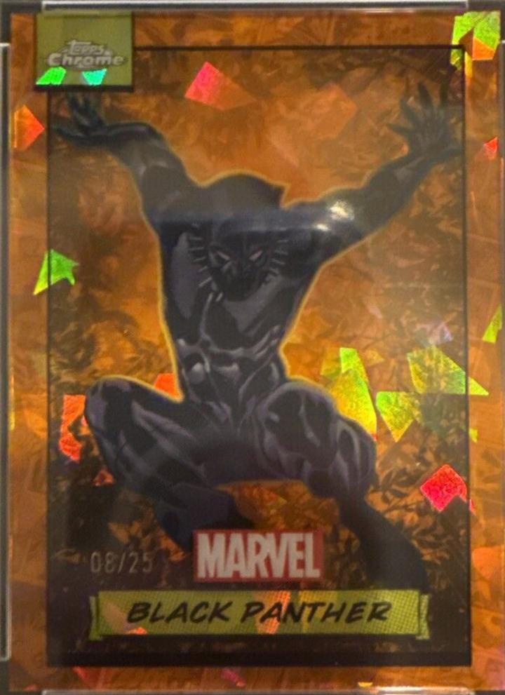 2024 Topps Chrome Black Panther [Orange Sapphire] #53 card