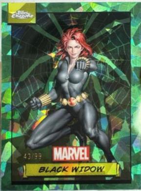 2024 Topps Chrome Black Widow [Green Sapphire] #44 card