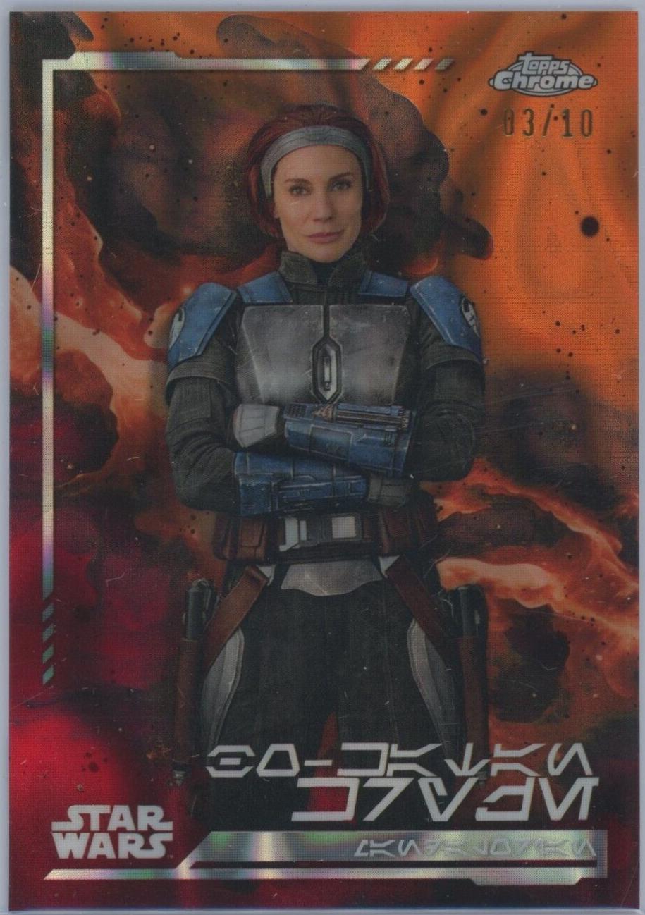 2024 Topps Chrome Bo-Katan Kryze [Aurebesh Variation] #AV-38 card