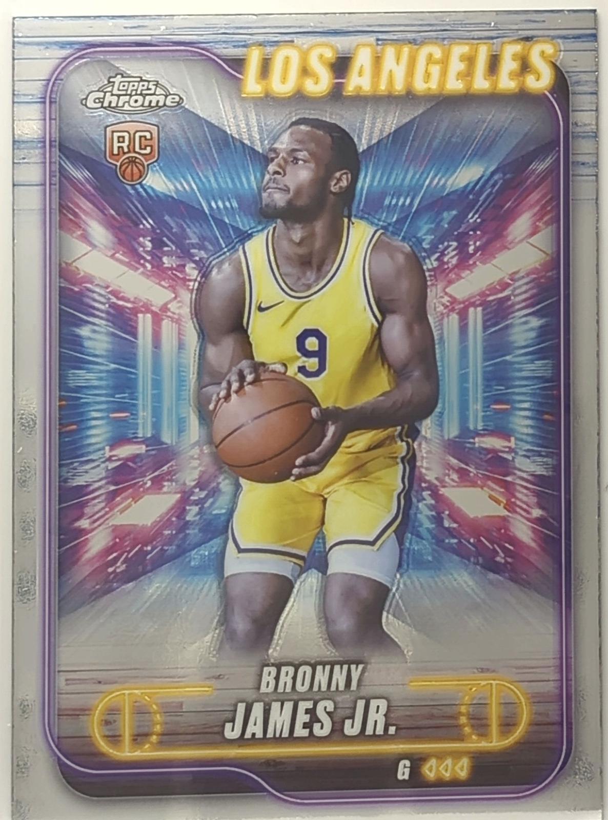 2024 Topps Chrome Bronny James Jr. #149 card