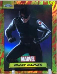 2024 Topps Chrome Bucky Barnes [Human Torch Refractor] #37 card