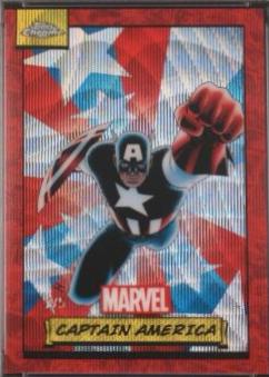 2024 Topps Chrome Captain America [Red Wave] #92 card