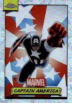 2024 Topps Chrome Captain America [Refractor] #92 card