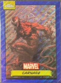 2024 Topps Chrome Carnage [Blue Wave] #77 card
