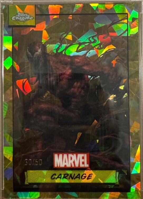 2024 Topps Chrome Carnage [Gold Sapphire] #77 card