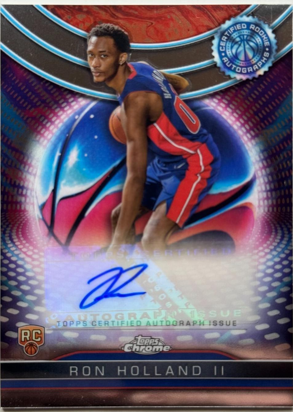 2024 Topps Chrome Certified Autograph Issue Rookie Ron Holland II #TCRA-RH card