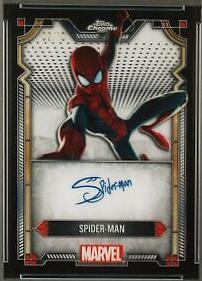 2024 Topps Chrome Character Autograph Spider-Man #MI-8 card