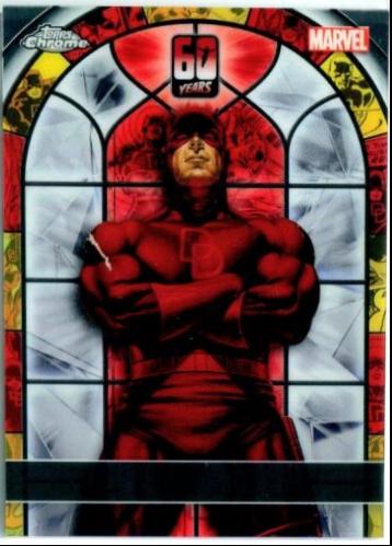 2024 Topps Chrome Daredevil 60th Anniversary Daredevil #DD-1 card