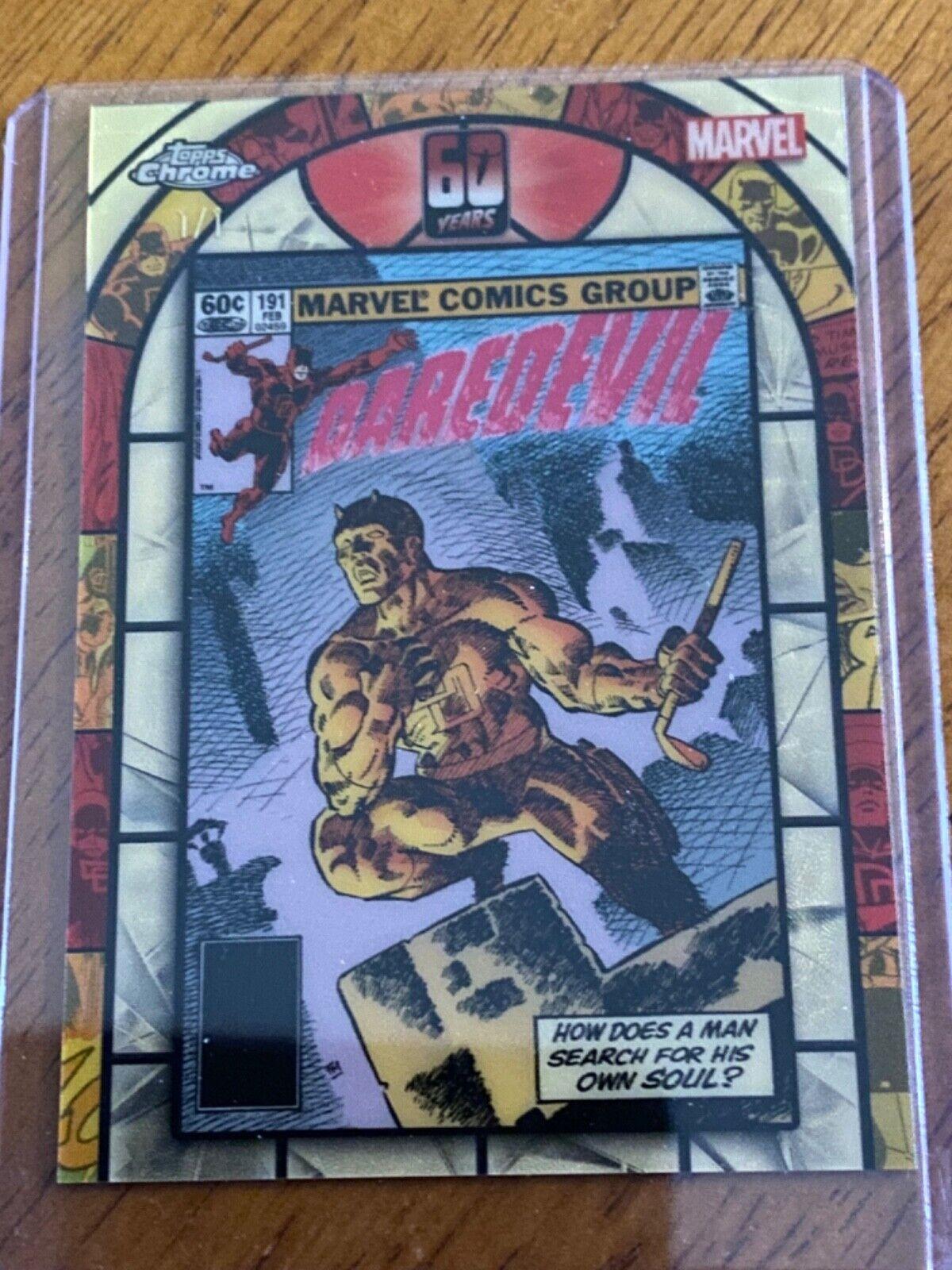 2024 Topps Chrome Daredevil 60th Anniversary Roulette With Bullseye [Superfractor] #DD-6 card