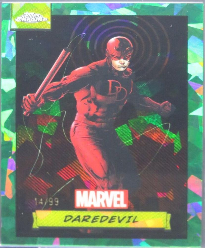 2024 Topps Chrome Daredevil [Green Sapphire] #30 card