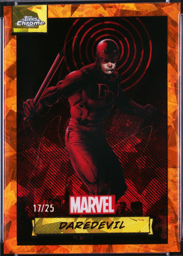 2024 Topps Chrome Daredevil [Orange Sapphire] #30 card