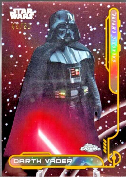 2024 Topps Chrome Darth Vader [Gold Refractor] #66 card