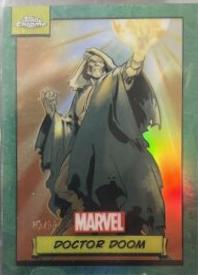 2024 Topps Chrome Doctor Doom [Green Refractor] #61 card