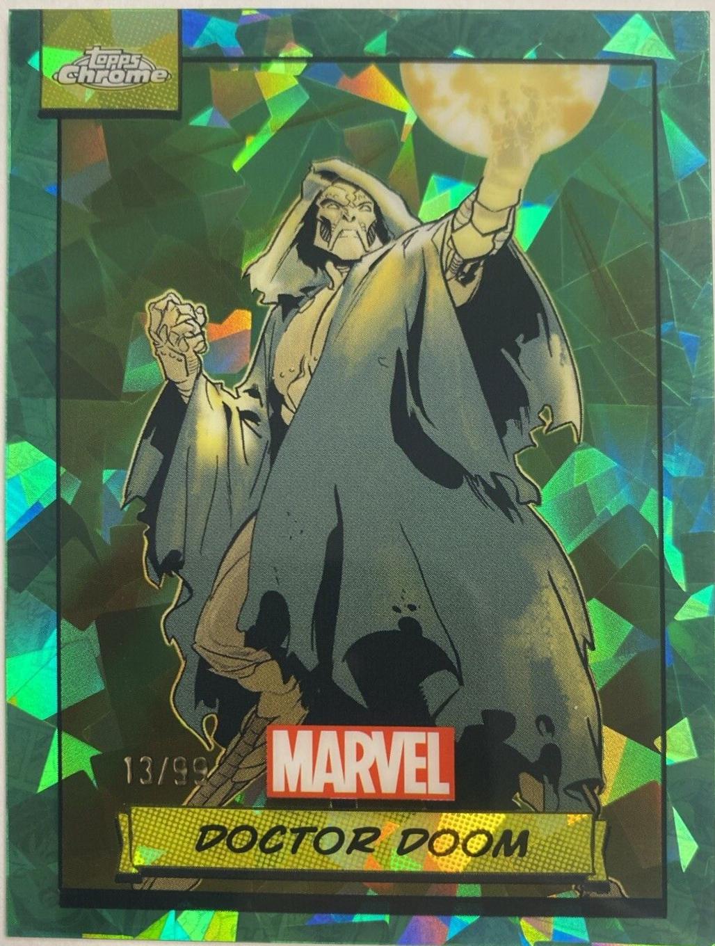 2024 Topps Chrome Doctor Doom [Green Sapphire] #61 card