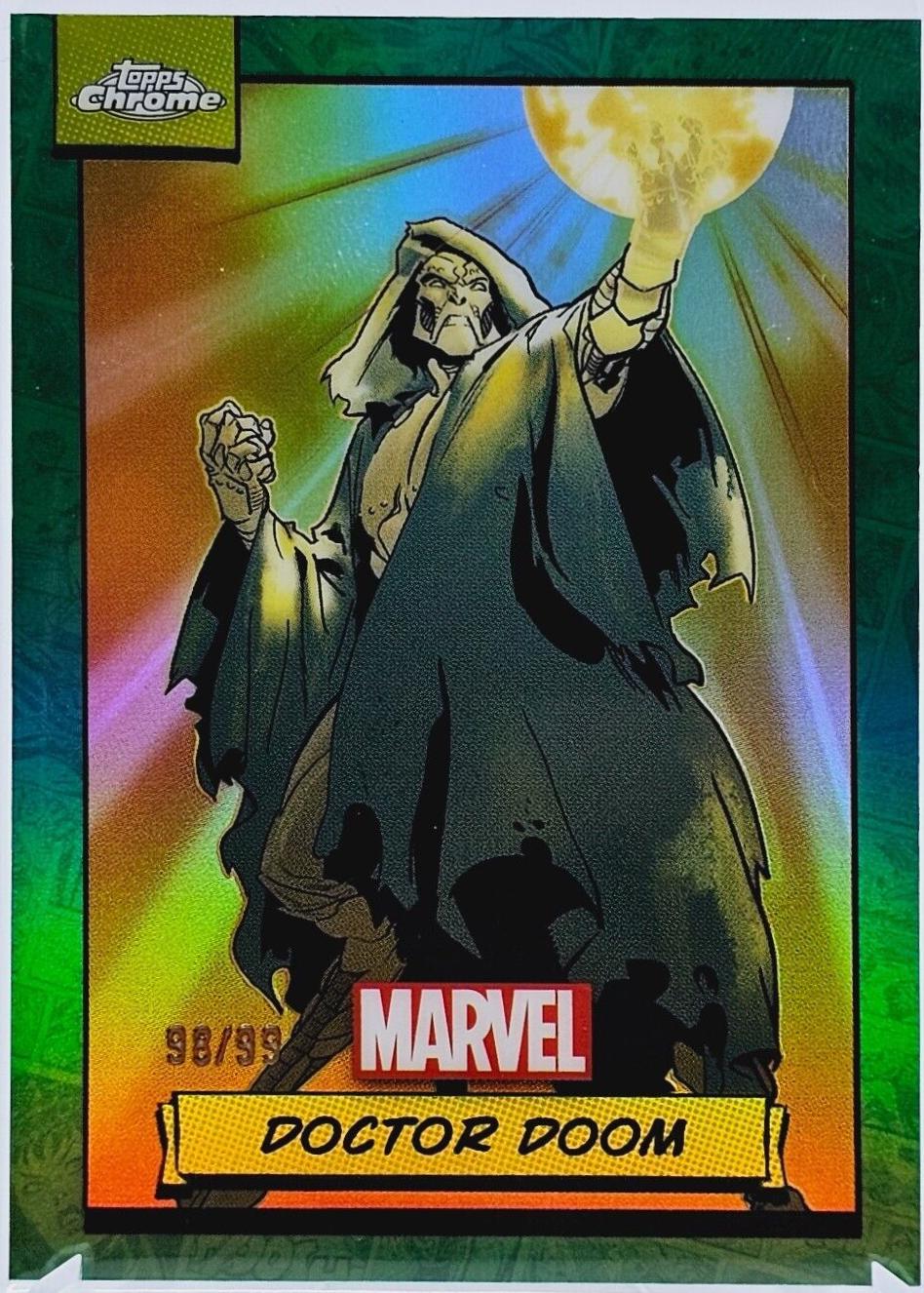 2024 Topps Chrome Doctor Doom [Refractor] #61 card