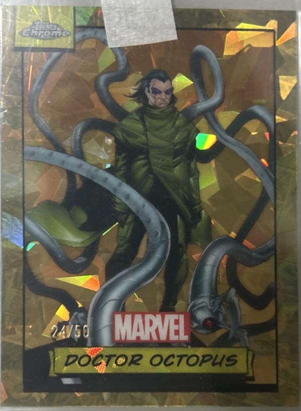 2024 Topps Chrome Doctor Octopus [Gold Sapphire] #74 card