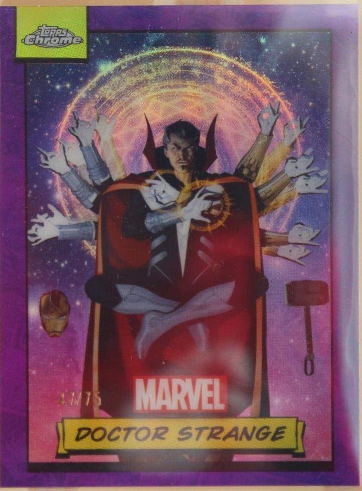 2024 Topps Chrome Doctor Strange [Purple Refractor] #87 card