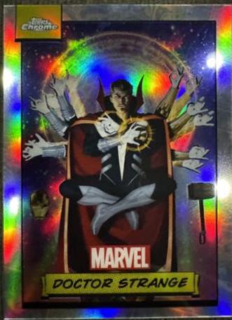 2024 Topps Chrome Doctor Strange [Refractor] #87 card