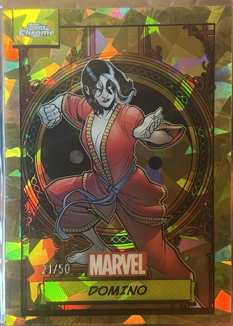 2024 Topps Chrome Domino [Gold Sapphire] #67 card