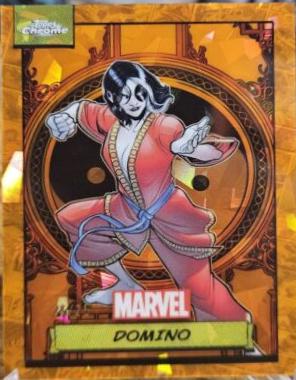 2024 Topps Chrome Domino [Orange Sapphire] #67 card