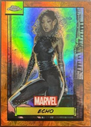 2024 Topps Chrome Echo [Orange Refractor] #130 card