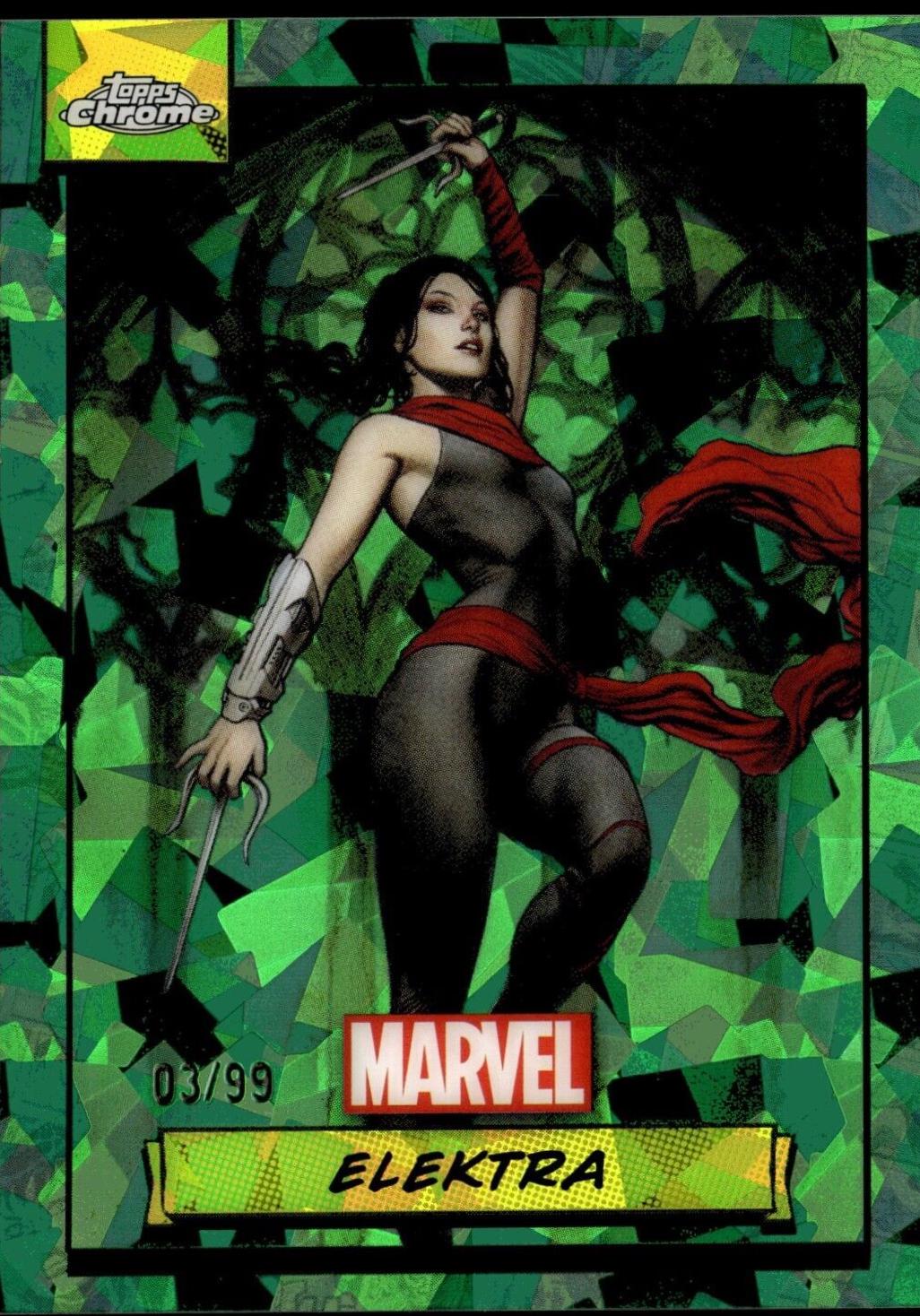 2024 Topps Chrome Elektra [Green Sapphire] #79 card