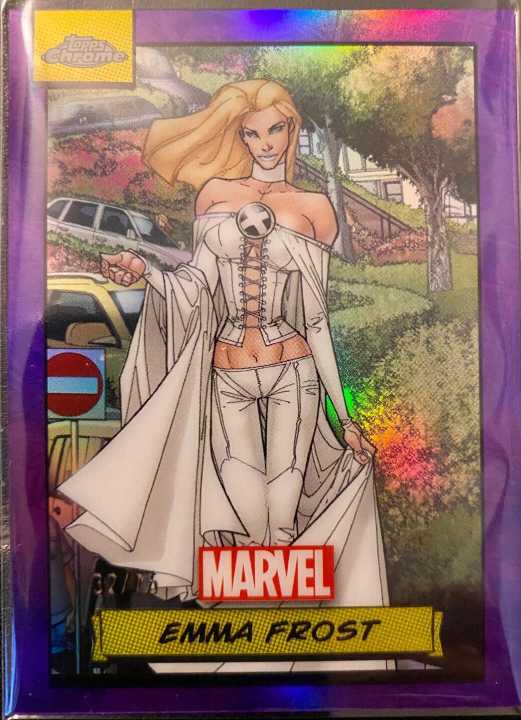 2024 Topps Chrome Emma Frost [Purple Refractor] #7 card