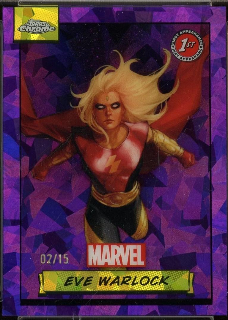 2024 Topps Chrome Eve Warlock [Purple Sapphire] #97 card