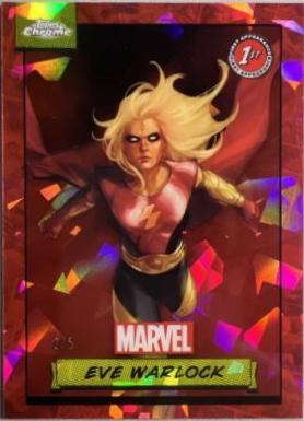 2024 Topps Chrome Eve Warlock [Red Sapphire] #97 card