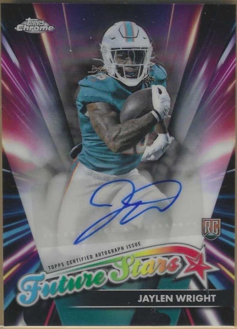 2024 Topps Chrome Future Stars Autograph Jaylen Wright #FSA-JW card