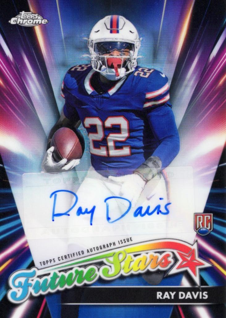2024 Topps Chrome Future Stars Autograph Ray Davis #FSA-RD card