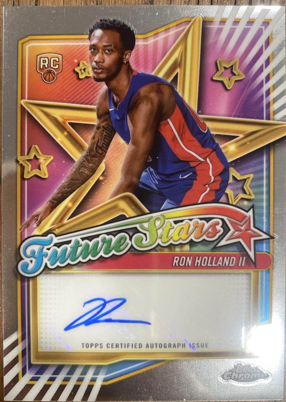 2024 Topps Chrome Future Stars Autograph Ron Holland II #FSA-RH card