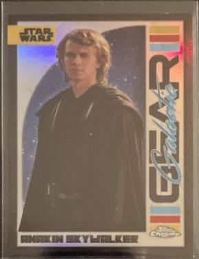 2024 Topps Chrome Galactic Gear Anakin Skywalker #GG-18 card