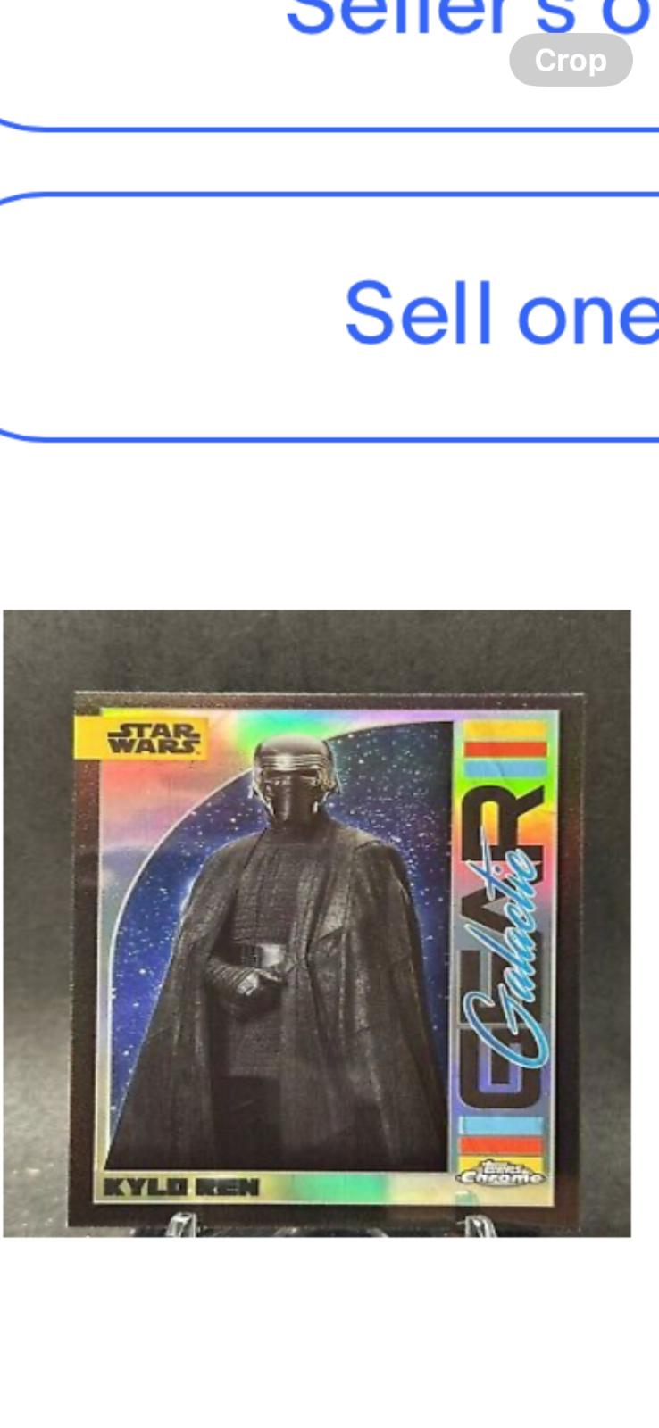 2024 Topps Chrome Galactic Gear Kylo Ren #GG-24 card