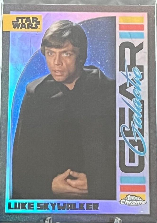 2024 Topps Chrome Galactic Gear Luke Skywalker #GG-5 card