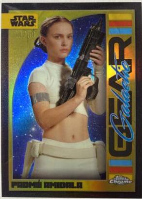 2024 Topps Chrome Galactic Gear Padme Amidala [Gold Refractor] #GG-17 card