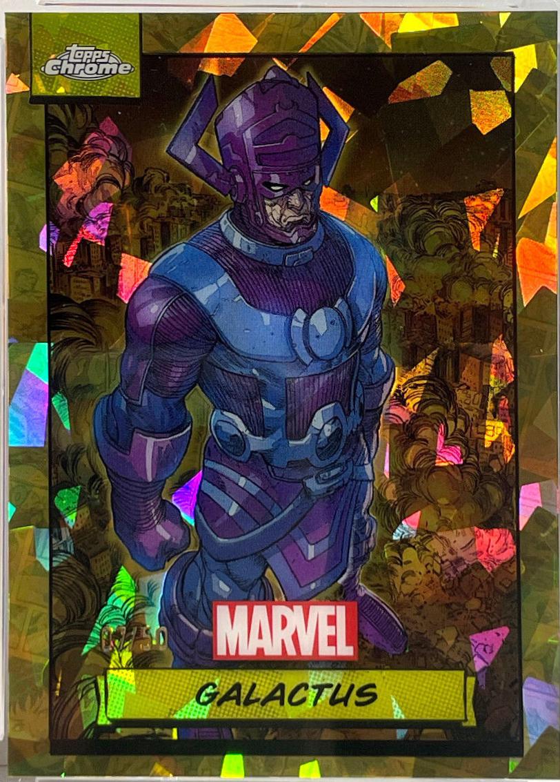 2024 Topps Chrome Galactus [Gold Sapphire] #63 card