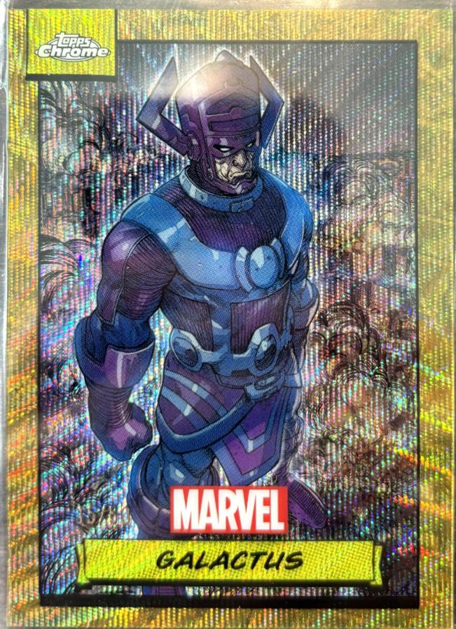 2024 Topps Chrome Galactus [Gold Wave] #63 card