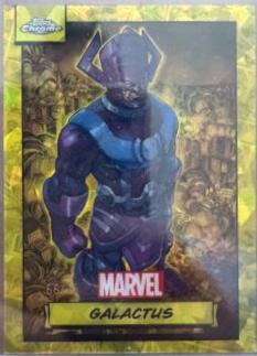 2024 Topps Chrome Galactus [Yellow Sapphire] #63 card