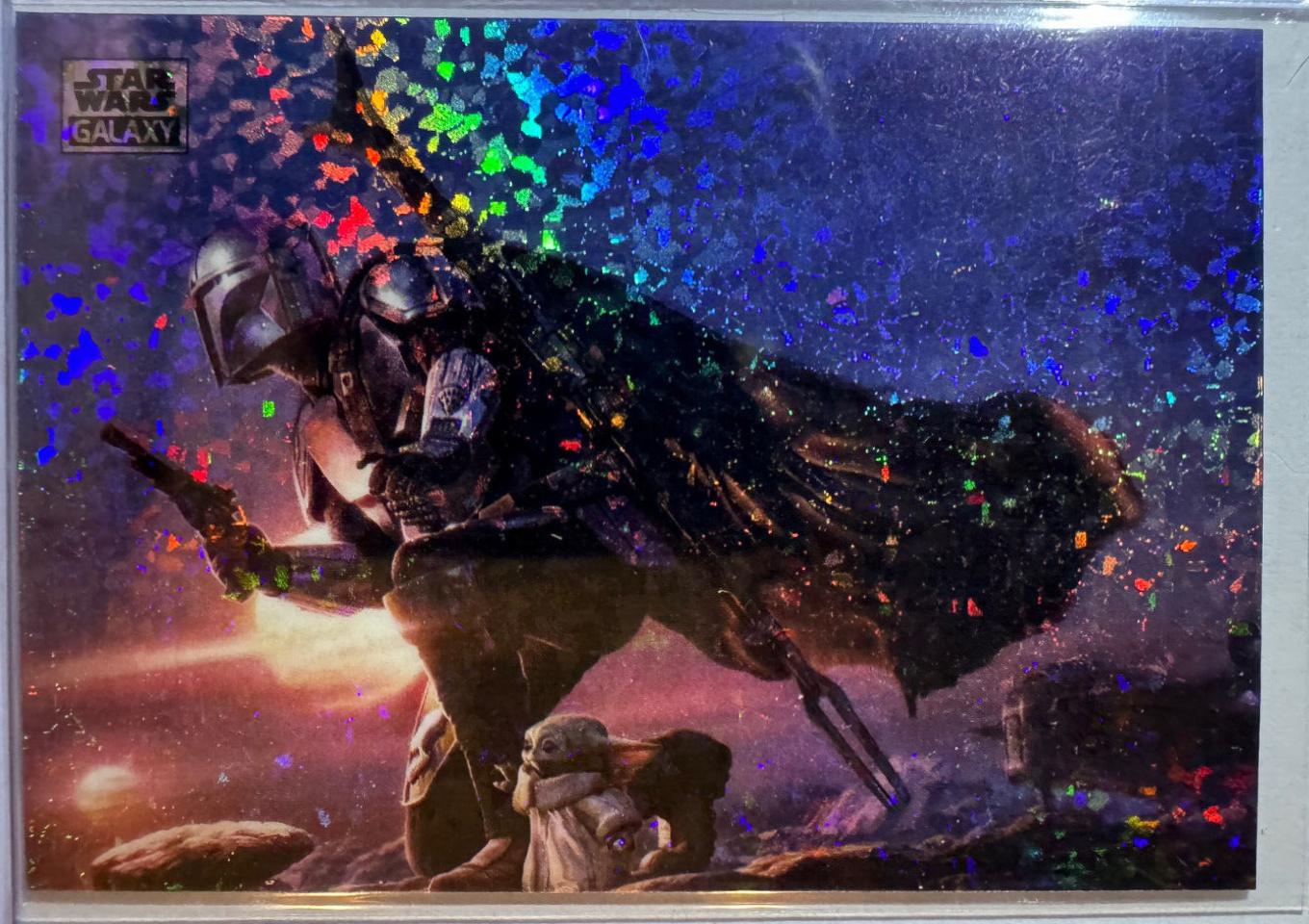 2024 Topps Chrome Galaxy A Clan of Two [Mini Diamond Refractor] #81 card
