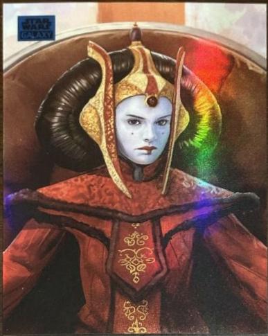 2024 Topps Chrome Galaxy An Understanding [Blue Refractor] #67 card